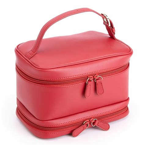 leather cosmetic purse